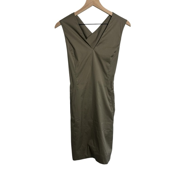 Piazza Sempione Cotton Sleeveless Cutout Sheath Dress, Size 4 (Italian 40) - Picture 1 of 7
